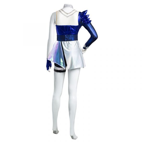 LOL KDA Ahri Cosplay Costumes The Nine Tailed Fox Women Dress