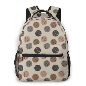 Cartoon Greyhound Backpack Women Backpack Anti-theft Shoulder Bag New School Bag For Teenager Girls