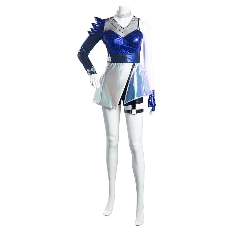 LOL KDA Ahri Cosplay Costumes The Nine Tailed Fox Women Dress
