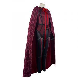 Wanda Vision Scarlet Witch Cosplay Costume Outfits