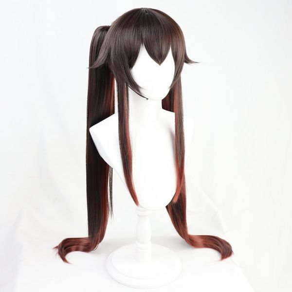 Game Genshin Impact Hutao Cosplay Wig Hu Tao Hair Wigs With Wig Cap