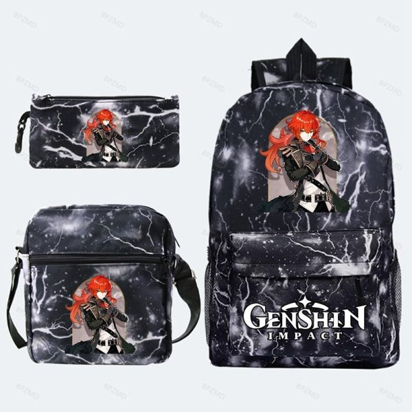Game Genshin Impact Backpack For Girls Boys Travel Rucksack Itadori Megumi Backpack