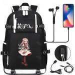 Anime Toilet-Bound Hanako Kun Pattern Backpack Bookbag High Capacity Travel Bag