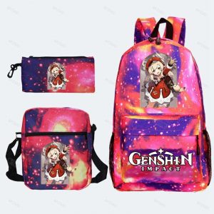 Game Genshin Impact Backpack For Girls Boys Travel Rucksack Itadori Megumi Backpack