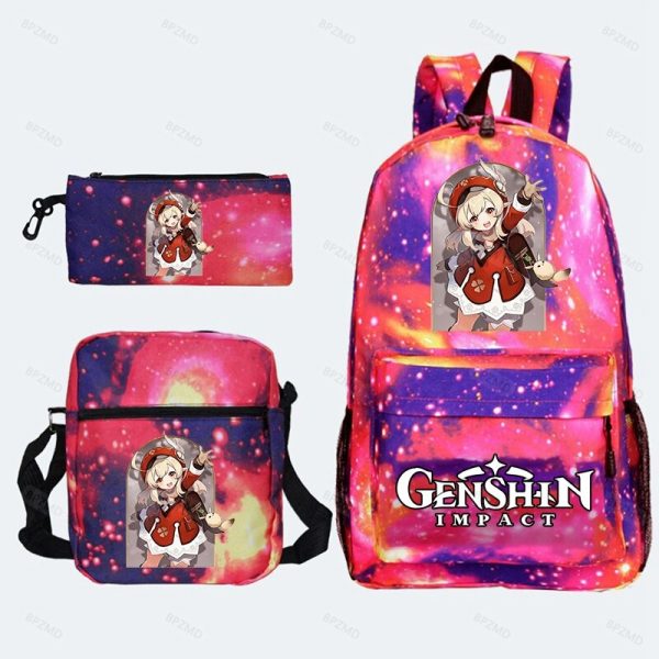 Game Genshin Impact Backpack For Girls Boys Travel Rucksack Itadori Megumi Backpack
