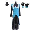 Anime Bill Cipher Otaku Cosplay Costume With Suit, Hat, Gloves And Bow