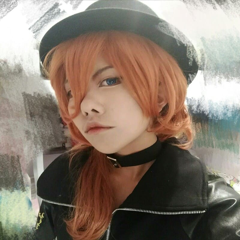 Anime Bungo Stray Dogs Chuya Nakahara Cosplay Wig