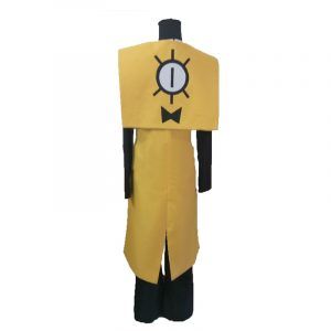 Bill Cipher Cosplay Costume Mystery Attack Outfit With Hat And Gloves