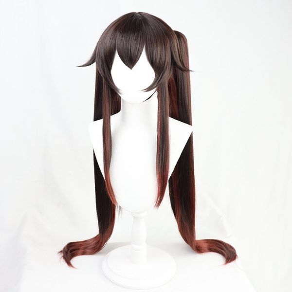 Game Genshin Impact Hutao Cosplay Wig Hu Tao Hair Wigs With Wig Cap