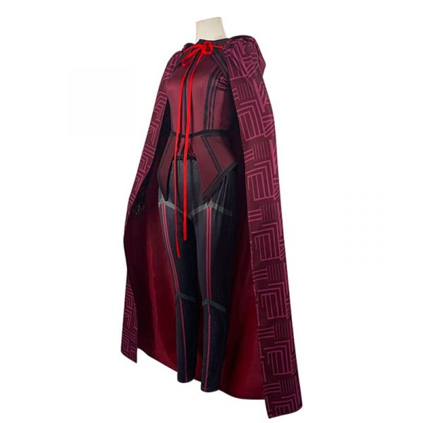 Wanda Vision Scarlet Witch Cosplay Costume Outfits