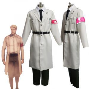 Anime Attack On Titan Season 4 Giants Cosplay Costume Marley Military Uniform Zeke Jaeger Coat Shirt Pants Set
