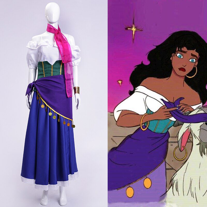 The Hunchback of Notre Dame Esmeralda Cosplay Costume