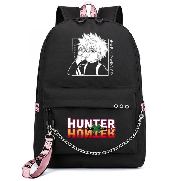 Hunter X Hunter Girl School Backpack Killua Eyes Killua HxH Anime School Bags Japan Harajuku Bookbag for Girls