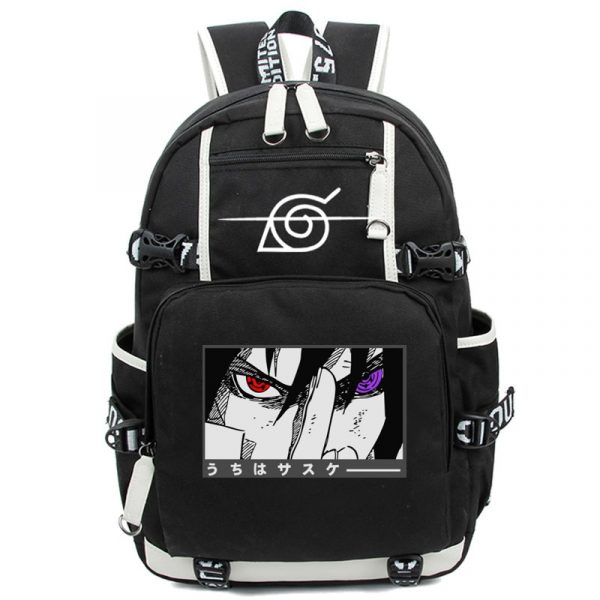 Anime Cosplay Backpack Akatsuki Sharingan Student School Shoulder Bag