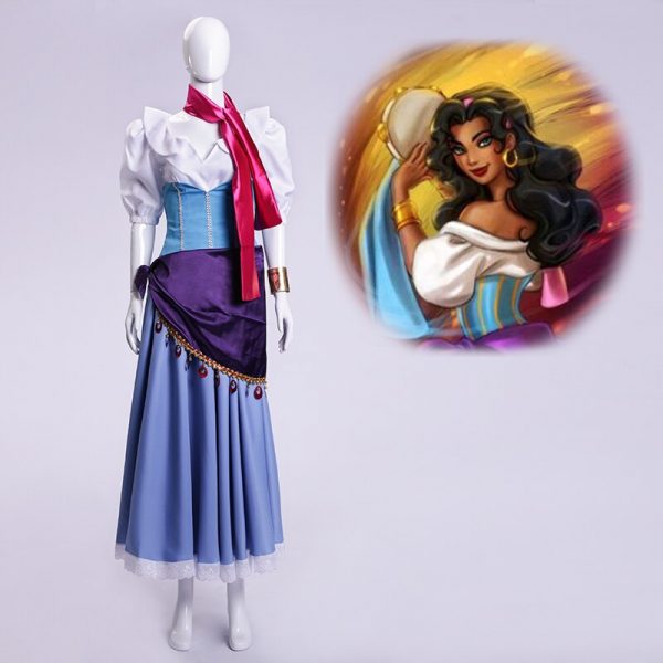 The Hunchback of Notre Dame Esmeralda Cosplay Costume