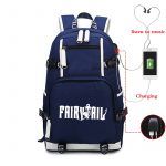 Luminous Backpack USB Charging Large Capacity Bagpack Unisex School Bags