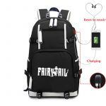 Luminous Backpack USB Charging Large Capacity Bagpack Unisex School Bags
