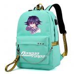 BPZMD Anime Danganronpa Backpack USB Port Monokuma School Bag