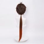 Genshin Impact Zhongli Cosplay 90cm Long Christmas Brown Orange Wig