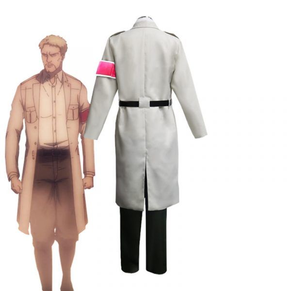 Anime Attack On Titan Season 4 Giants Cosplay Costume Marley Military Uniform Zeke Jaeger Coat Shirt Pants Set