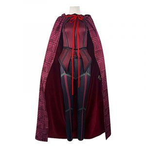 Wanda Vision Scarlet Witch Cosplay Costume Outfits