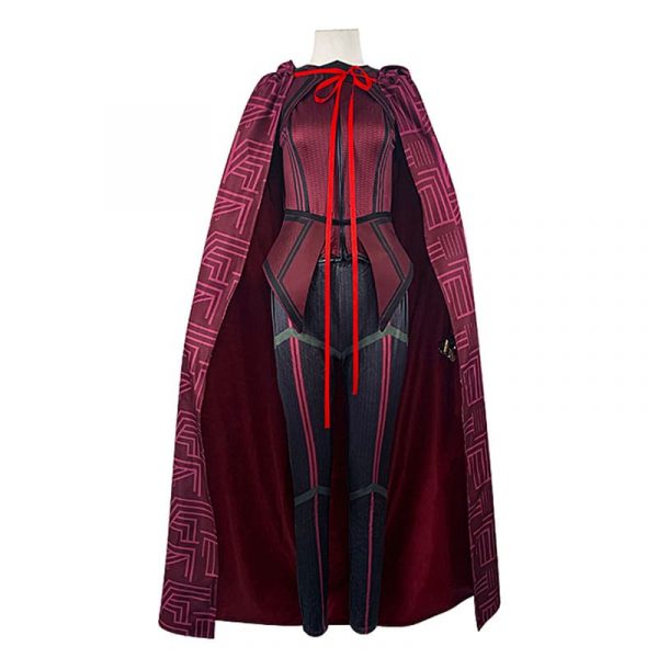 Wanda Vision Scarlet Witch Cosplay Costume Outfits