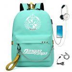 BPZMD Anime Danganronpa Backpack USB Port Monokuma School Bag