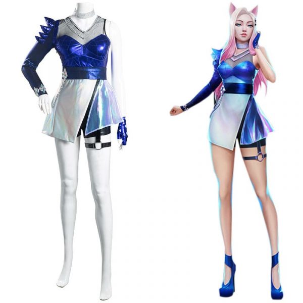He0c1fed463bLOL KDA Ahri Cosplay Costumes The Nine Tailed Fox Women Dresse46f5acd64346682b4a9cL