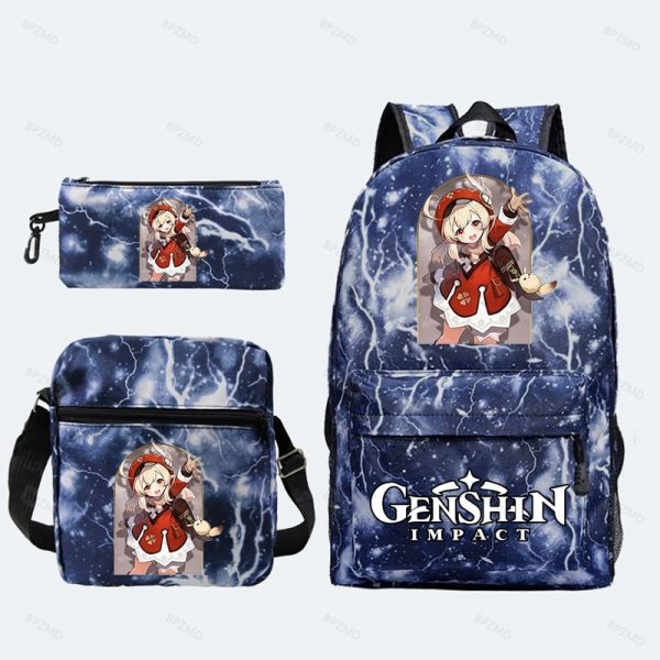 Game Genshin Impact Backpack For Girls Boys Travel Rucksack Itadori Megumi Backpack