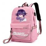 BPZMD Anime Danganronpa Backpack USB Port Monokuma School Bag