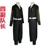 Anime Tokyo Revengers Cosplay Costume Hooligan Black Shirt Pants Uniform