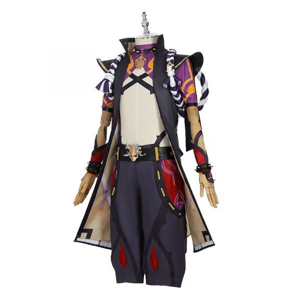 Game Genshin Impact Arataki Itto Cosplay Costume For Adult