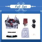 Anime Genshin Impact Tartaglia Cosplay Costume