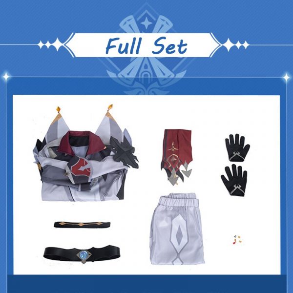 Anime Genshin Impact Tartaglia Cosplay Costume