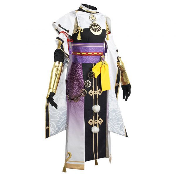 Game Genshin Impact Kujo Sara Cosplay Costumes Uniform