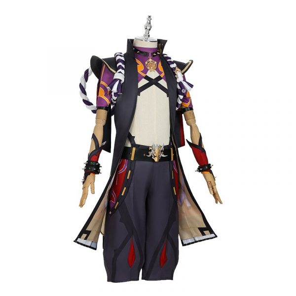 Game Genshin Impact Arataki Itto Cosplay Costume For Adult
