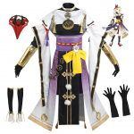 Game Genshin Impact Kujo Sara Cosplay Costumes Uniform