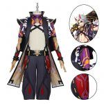 Game Genshin Impact Arataki Itto Cosplay Costume For Adult