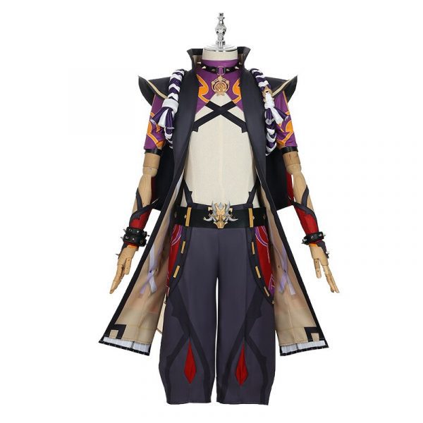 Game Genshin Impact Arataki Itto Cosplay Costume For Adult