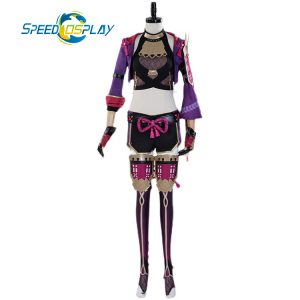 Game Genshin Impact Kuki Shinobu Cosplay Costume