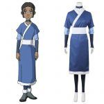 Avatar The Last Airbender Katara Cosplay Custom Made Blue Suit