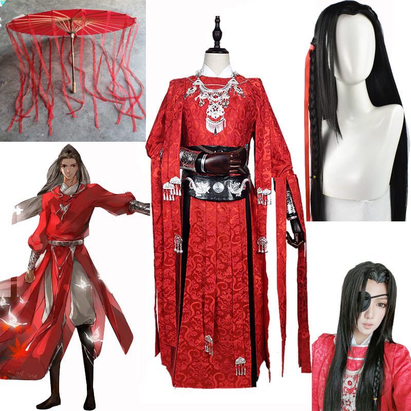 Tian Guan Ci Fu Desperate ghost king Hua cheng Cosplay Costmes