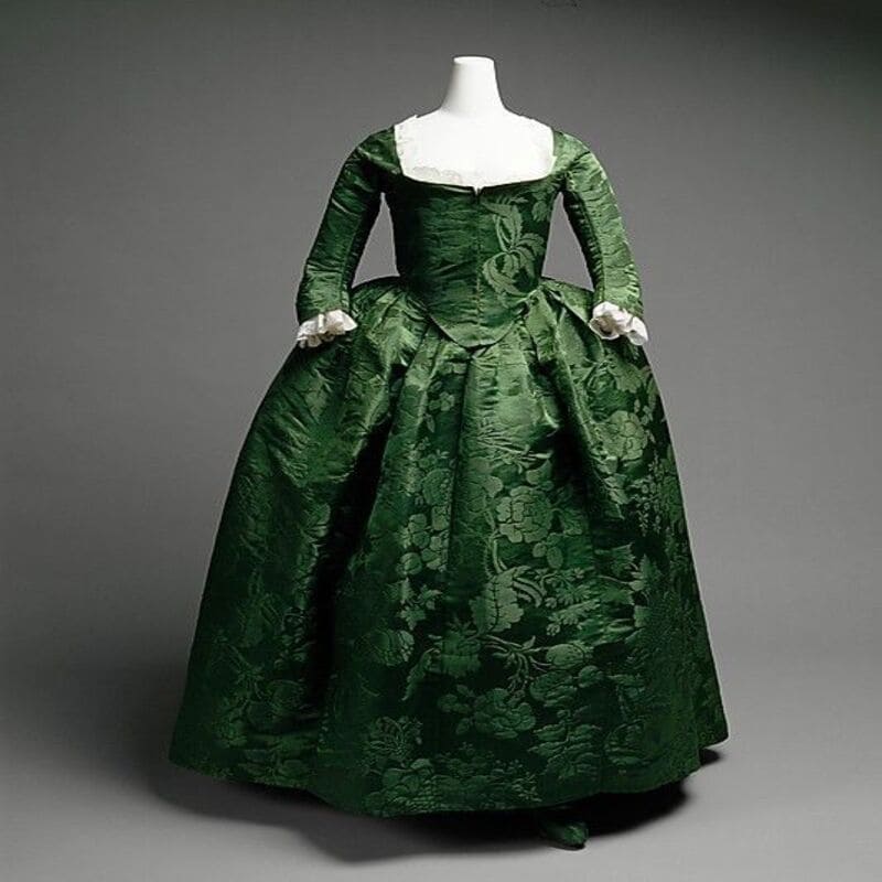 victorian era green dress Emerald Green Victorian Dress,Bustle Dress, Victorian Era costume, Vic –  TwirlingDresses main image 1