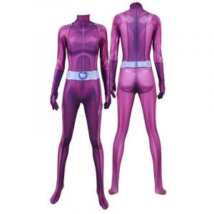 Totally Spies Bodysuit Women Agent Cosplay Anime Clover Ewing Samantha Simpson Alexandra Zentai Spandex Jumpsuit