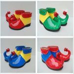 Adult Kids Clown Cosplay shoes Naughty Harlequin Fancy Fantasia Infantil Party Shoes