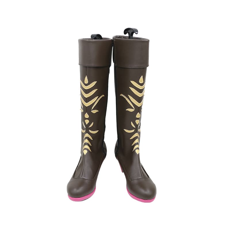Queen Shoes princess Ice Shoes Winter Girls Cosplay High Heel Boots