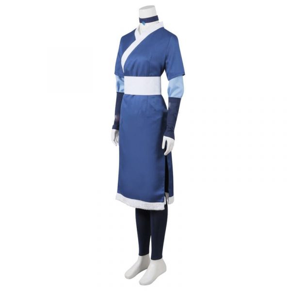 Avatar The Last Airbender Katara Cosplay Custom Made Blue Suit