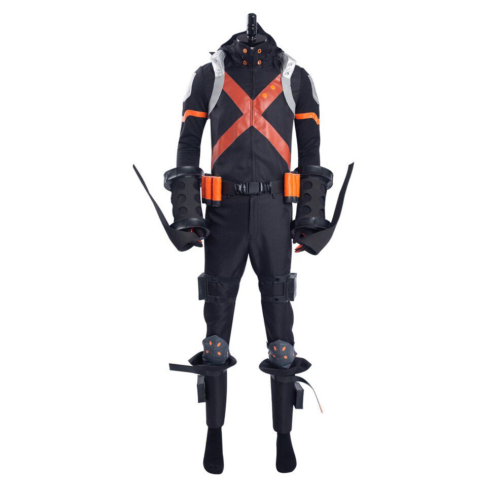 Anime Boku No My Hero Academia Katsuki Bakugou Cosplay Costume