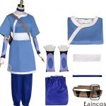 Avatar The Last Airbender Katara Cosplay Custom Made Blue Suit