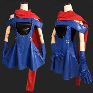 Anime jojo Bizzare Adventure Lisa Lisa Cosplay Costume